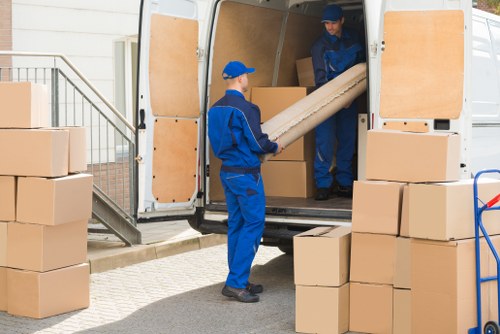 Secure payment portal illustration for Putney Man with Van
