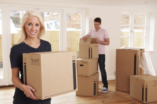 Professional packing team in Putney preparing items for safe transport