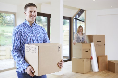 Man with a van ensuring safe transport of belongings