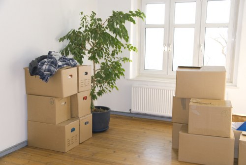 Business professionals planning office relocation in Putney